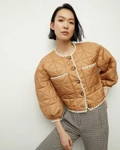 Veronica Beard Leal Quilted Reversible Jacket -Veronica Beard Sales 2023 2307OW6610472 PRODUCT 06