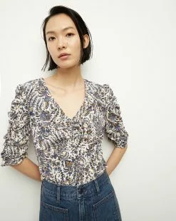 Veronica Beard Henrieta Floral Top