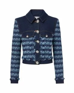 Veronica Beard Santo Jacket -Veronica Beard Sales 2023 2307TW3910484 BLUEMULTI