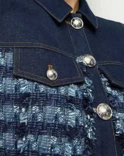 Veronica Beard Santo Jacket -Veronica Beard Sales 2023 2307TW3910484 BLUEMULTI PRODUCT 03