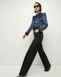 Veronica Beard Santo Jacket -Veronica Beard Sales 2023 2307TW3910484 BLUEMULTI PRODUCT 05