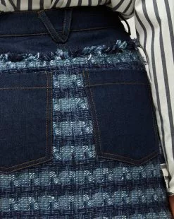 Veronica Beard Trufino Skirt 9 Veronica Beard Trufino Skirt -Veronica Beard Sales 2023 2307TW3930329 BLUEMULTI PRODUCT 03