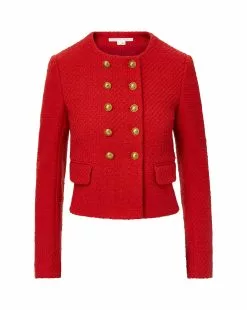 Veronica Beard Bentley Tweed Jacket -Veronica Beard Sales 2023 2307TW4110474 NANTUCKETRED