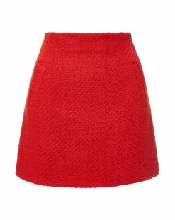 Veronica Beard Roman Tweed Miniskirt -Veronica Beard Sales 2023 2307TW413294 NANTUCKETRED