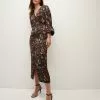 Veronica Beard Terina Floral Stretch-Silk Dress -Veronica Beard Sales 2023 2308FL3320723 BLKMULTI PRODUCT 01