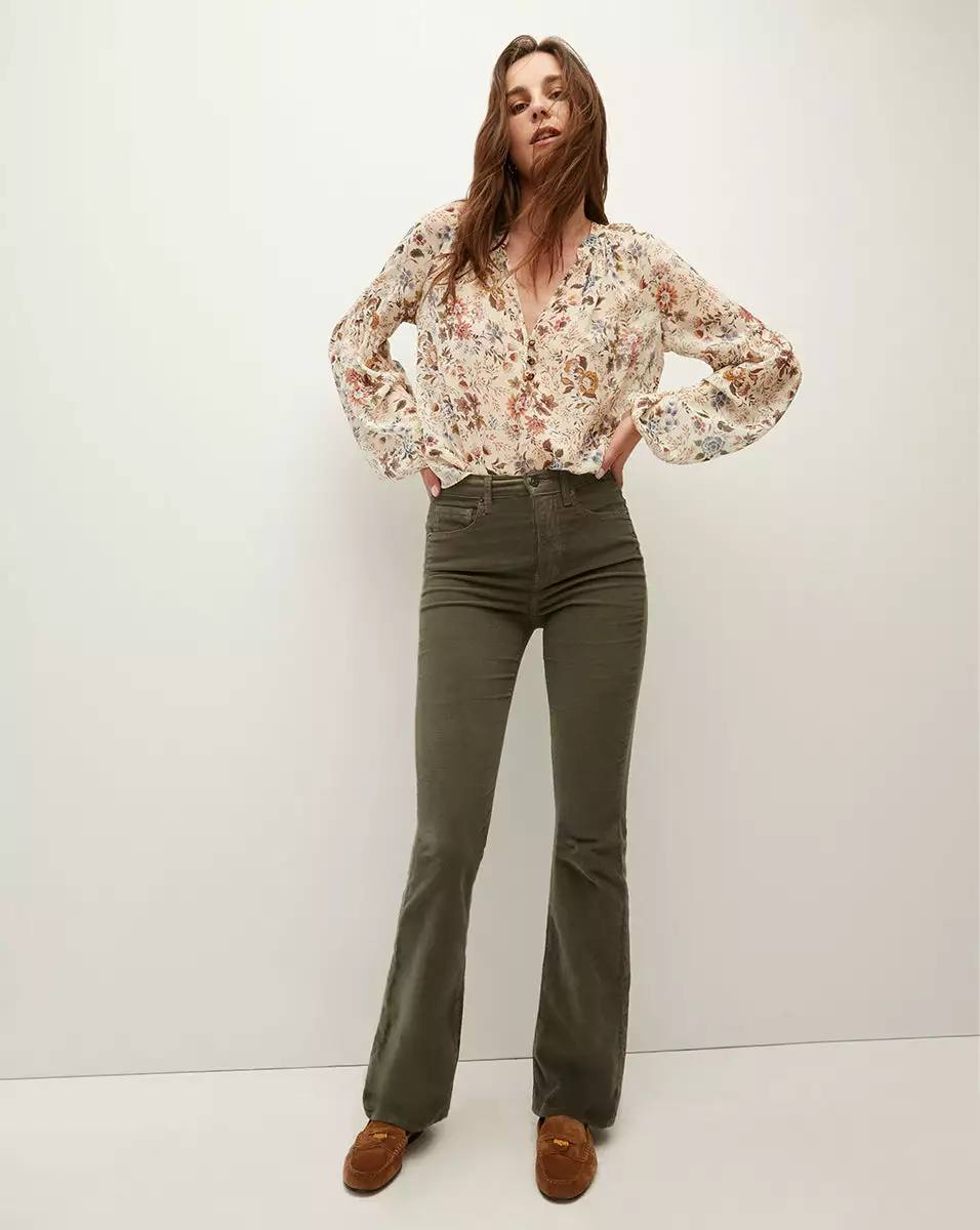 Veronica Beard Clarina Floral Silk-Georgette Top 2 Veronica Beard Clarina Floral Silk-Georgette Top - Image 2