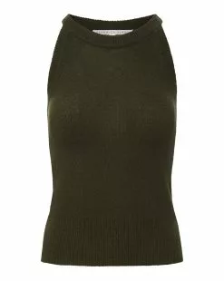 Veronica Beard Myrick Cashmere Tank -Veronica Beard Sales 2023 2308KA1290252 LODEN 6a2d7a57 68ed 4e36 bac1 ac6b5cb3a67e