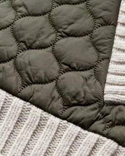 Veronica Beard Patra Mixed-Media Jacket -Veronica Beard Sales 2023 2308KA2290261 ARMY OATMEAL PRODUCT 03