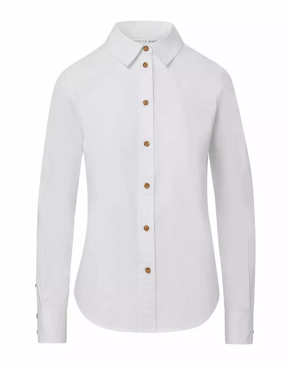 Veronica Beard Libby Poplin Button-Down Shirt 6 Veronica Beard Libby Poplin Button-Down Shirt - Image 6