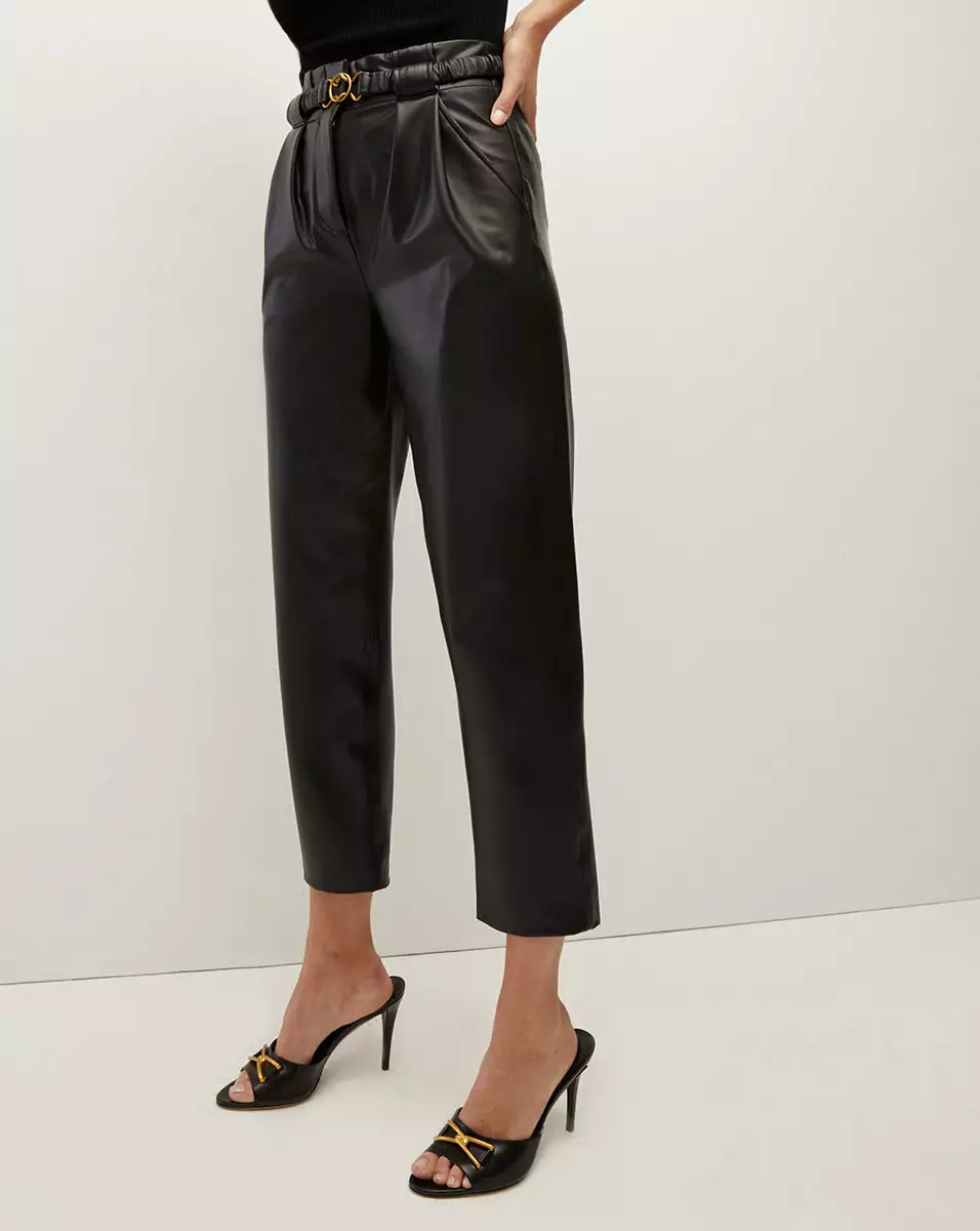 Veronica Beard Coolidge Vegan Leather Pant 2 Veronica Beard Coolidge Vegan Leather Pant - Image 2