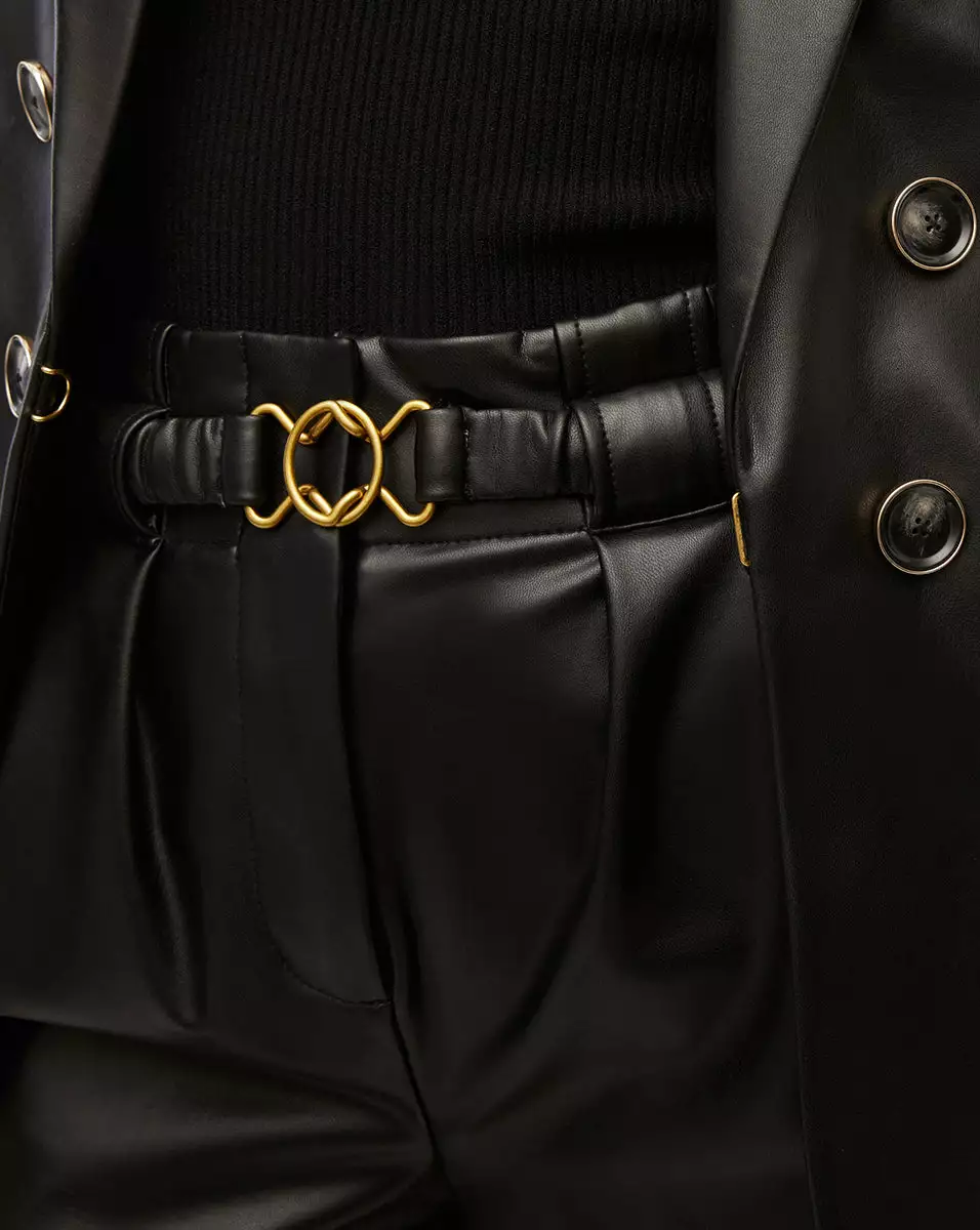 Veronica Beard Coolidge Vegan Leather Pant 3 Veronica Beard Coolidge Vegan Leather Pant - Image 3