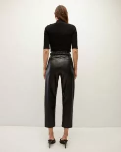 Veronica Beard Coolidge Vegan Leather Pant 10 Veronica Beard Coolidge Vegan Leather Pant -Veronica Beard Sales 2023 2308LT5160359 BLK PRODUCT 05