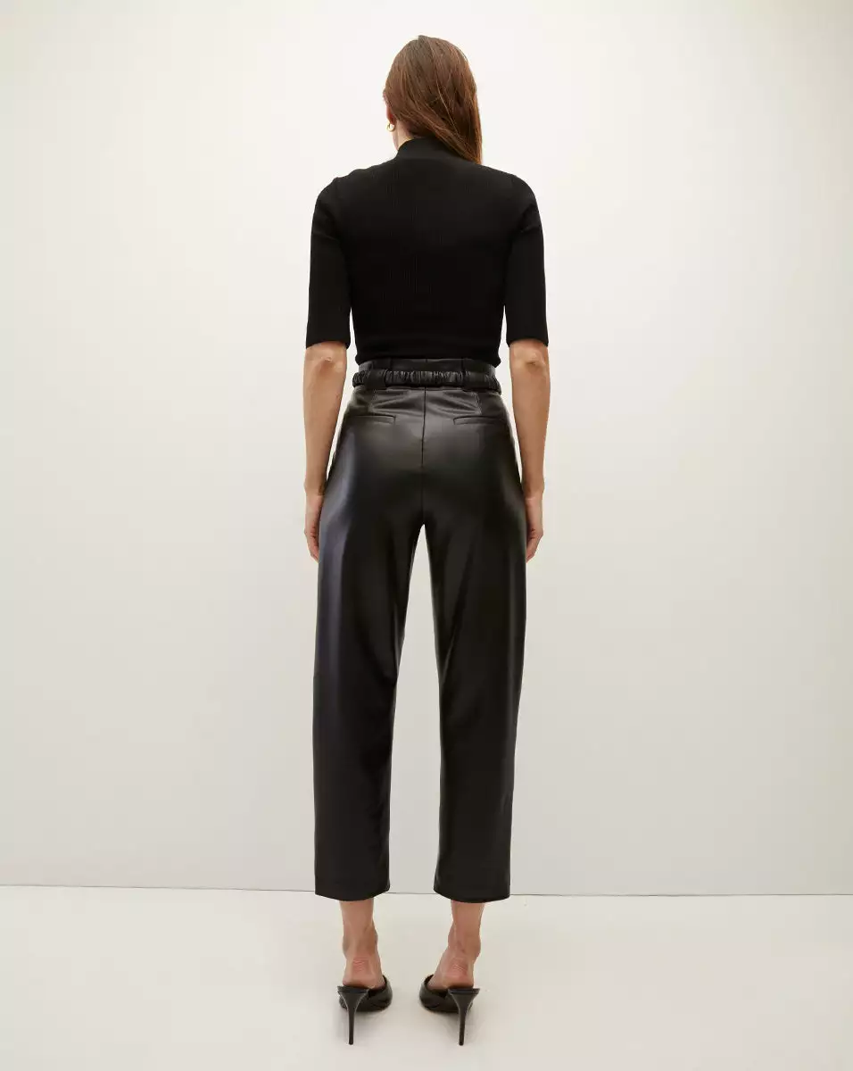 Veronica Beard Coolidge Vegan Leather Pant 5 Veronica Beard Coolidge Vegan Leather Pant - Image 5