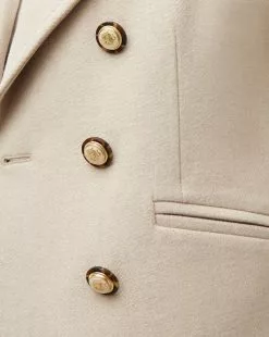 Veronica Beard Amira Wool-Blend Dickey Coat -Veronica Beard Sales 2023 2308OW02470261 HEATHERBIRCH PRODUCT 03