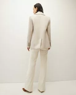 Veronica Beard Amira Wool-Blend Dickey Coat -Veronica Beard Sales 2023 2308OW02470261 HEATHERBIRCH PRODUCT 05