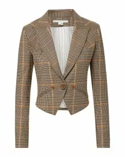 Veronica Beard Donelson Plaid Jacket -Veronica Beard Sales 2023 2308PL5410517