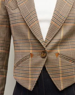 Veronica Beard Donelson Plaid Jacket -Veronica Beard Sales 2023 2308PL5410517 MULTI PRODUCT 03