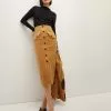 Veronica Beard Barrie Corduroy Skirt -Veronica Beard Sales 2023 2308SU4030342 KHAKI PRODUCT 01