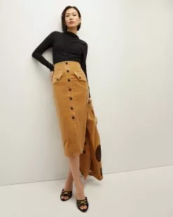 Veronica Beard Barrie Corduroy Skirt