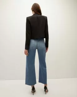 Veronica Beard Nevis Cropped Jacket -Veronica Beard Sales 2023 2308SU5610038 BLK PRODUCT 04