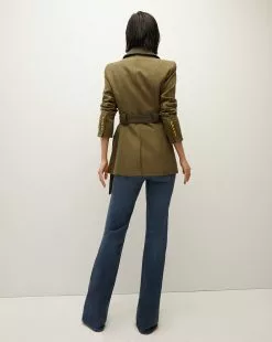 Veronica Beard Sonoma Jacket -Veronica Beard Sales 2023 2308TW4610518 ARMY LODEN PRODUCT 05