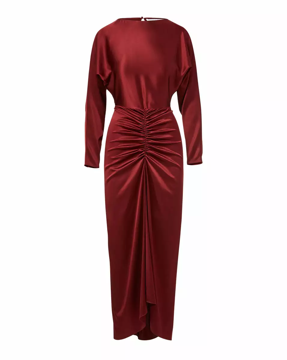 Veronica Beard Sabri Stretch-Silk Charmeuse Dress 6 Veronica Beard Sabri Stretch-Silk Charmeuse Dress - Image 6