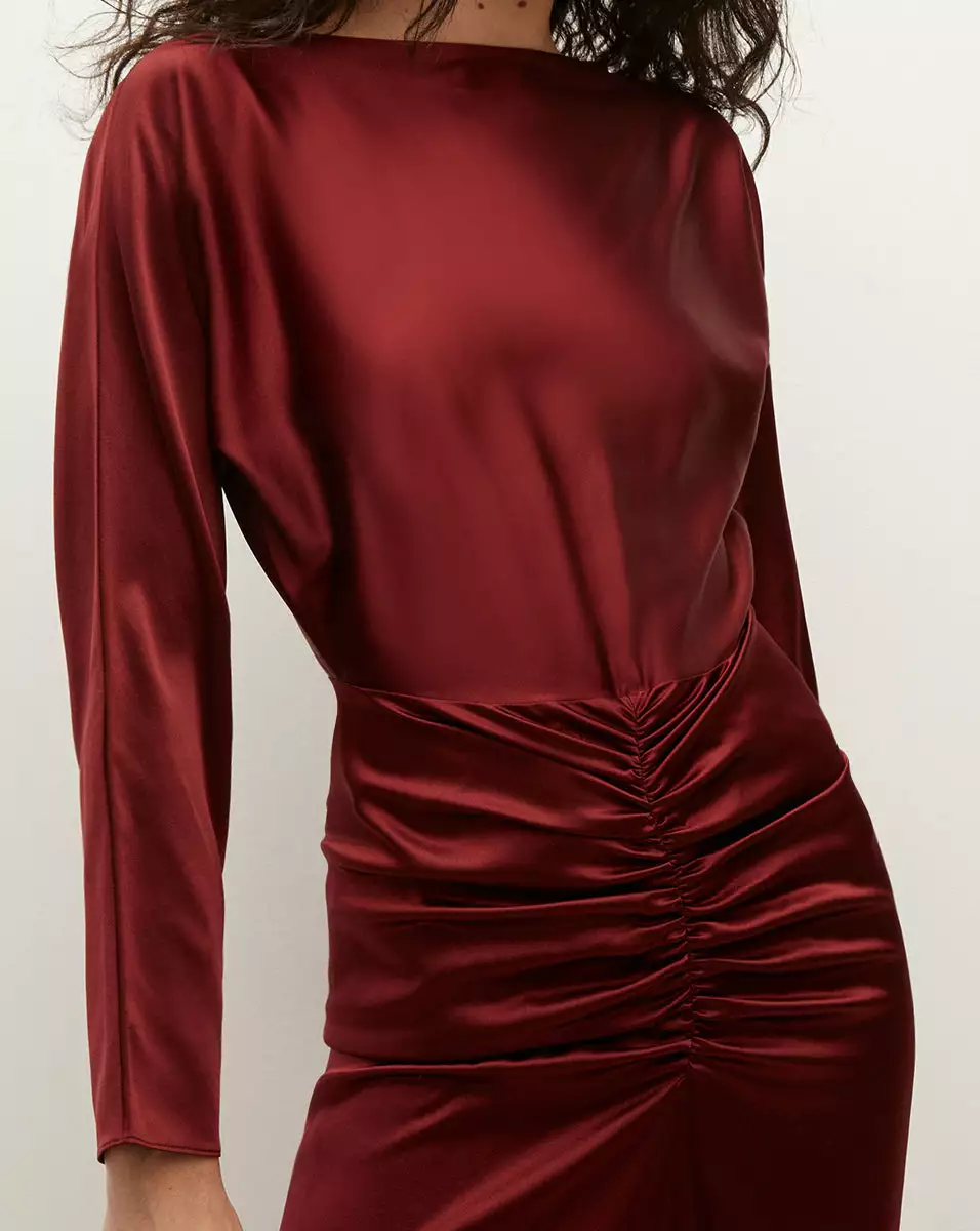 Veronica Beard Sabri Stretch-Silk Charmeuse Dress 3 Veronica Beard Sabri Stretch-Silk Charmeuse Dress - Image 3