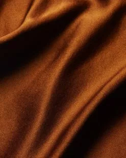 Veronica Beard Donita Stretch-Silk Charmeuse Cami -Veronica Beard Sales 2023 2309CHM0440615 DARKOCHRE PRODUCT 03