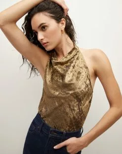 Veronica Beard Devonne LamÃ© Top