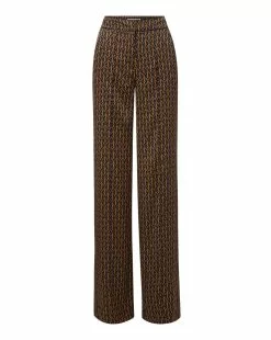 Veronica Beard Edia Stirrup-Print Pant -Veronica Beard Sales 2023 2309FL286508 NAVYMULTI2