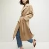 Veronica Beard Roberta Herringbone Coat -Veronica Beard Sales 2023 2309HR1870259 CAMEL IVORY PRODUCT 01