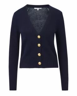 Veronica Beard Solene Cashmere Cardigan 11 Veronica Beard Solene Cashmere Cardigan -Veronica Beard Sales 2023 2309KA1290254 NAVY