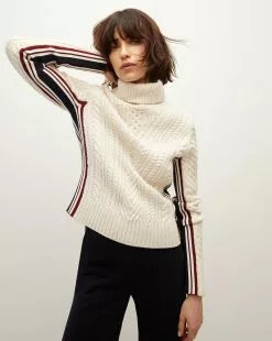 Veronica Beard Maril Lambswool Turtleneck