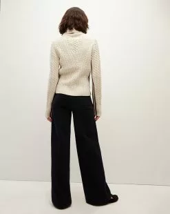 Veronica Beard Maril Lambswool Turtleneck -Veronica Beard Sales 2023 2309KA2090239 OFFWHITE PRODUCT 05
