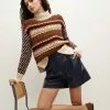 Veronica Beard Clary Alpaca-Blend Sweater -Veronica Beard Sales 2023 2309KA2690233 MULTI PRODUCT 01