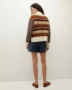 Veronica Beard Clary Alpaca-Blend Sweater -Veronica Beard Sales 2023 2309KA2690233 MULTI PRODUCT 05