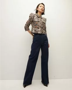 Veronica Beard Fulham Python Vegan Leather Jacket -Veronica Beard Sales 2023 2309LT5410313 KHAKIMULTI PRODUCT 04