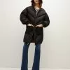 Veronica Beard Shanna Reversible Puffer -Veronica Beard Sales 2023 2309OW707241 BLK DARKOCHRE PRODUCT 01