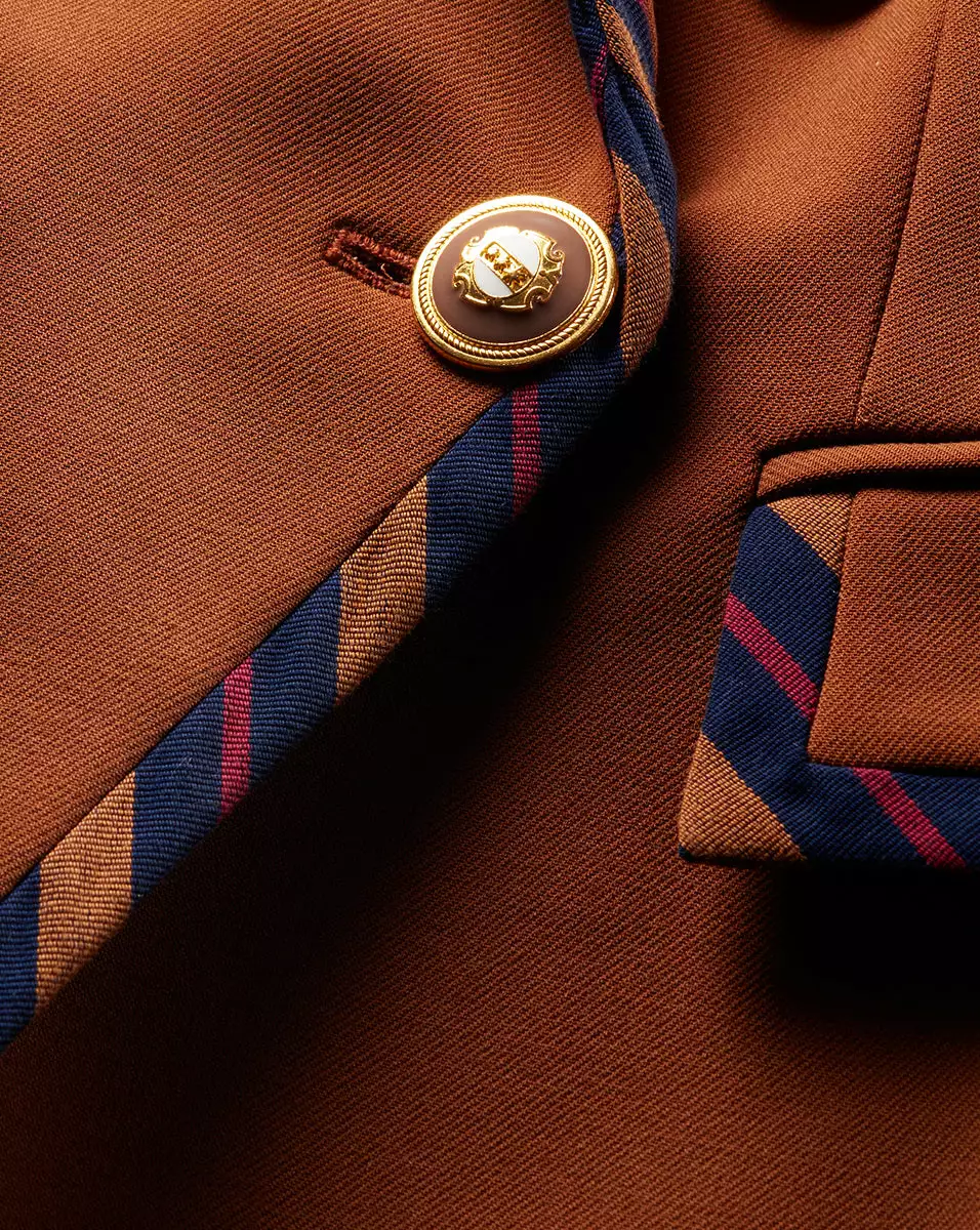 Veronica Beard Miller Striped Piping Dickey Jacket 8 Veronica Beard Miller Striped Piping Dickey Jacket - Image 8