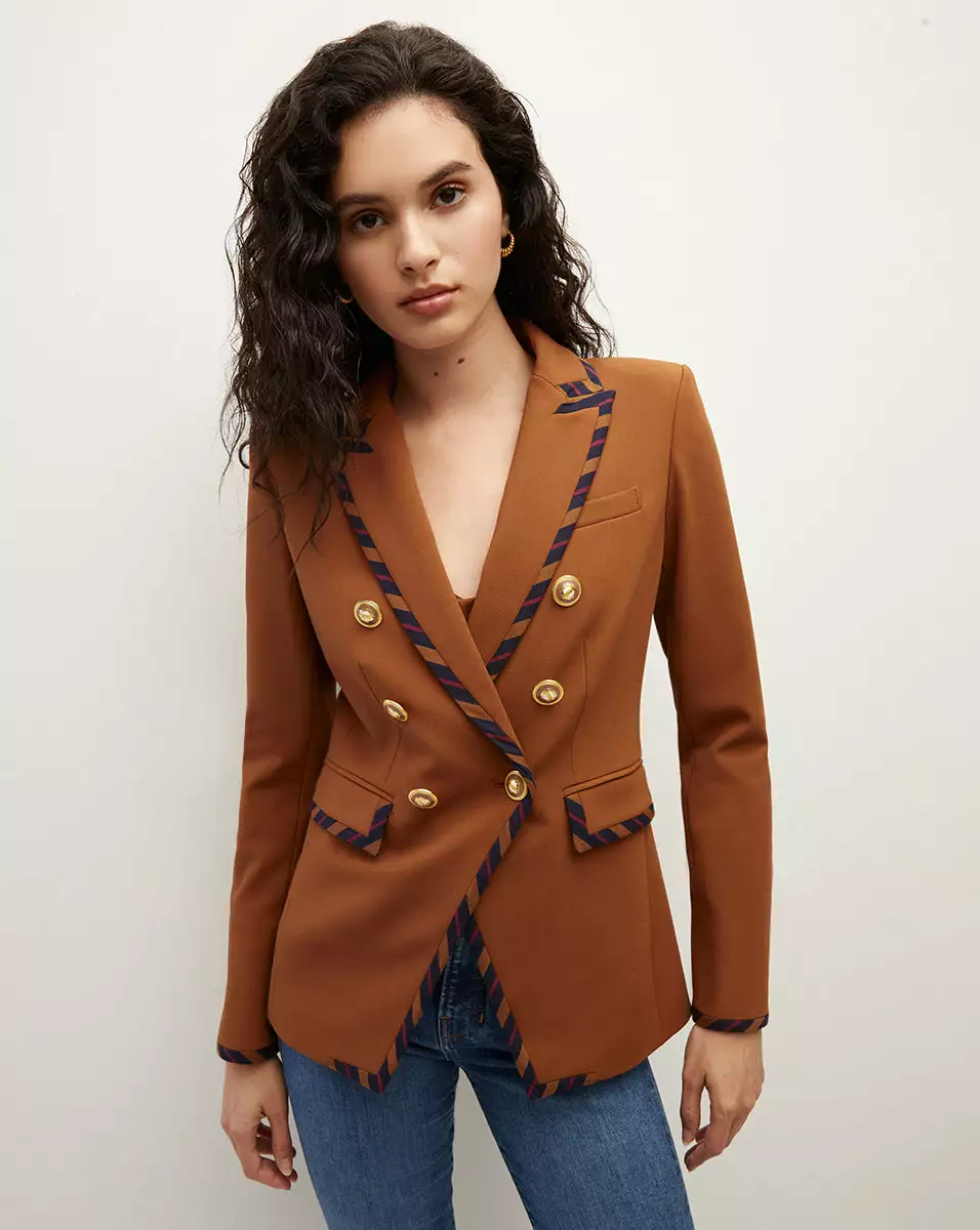 Veronica Beard Miller Striped Piping Dickey Jacket 11 Veronica Beard Miller Striped Piping Dickey Jacket - Image 11