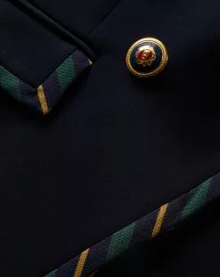 Veronica Beard Miller Striped Piping Dickey Jacket 14 Veronica Beard Miller Striped Piping Dickey Jacket -Veronica Beard Sales 2023 2309SU5710627 NAVY PRODUCT 03