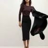 Veronica Beard Holmes Pencil Skirt 8 Veronica Beard Holmes Pencil Skirt -Veronica Beard Sales 2023 2309SU5730359 NAVY PRODUCT 01