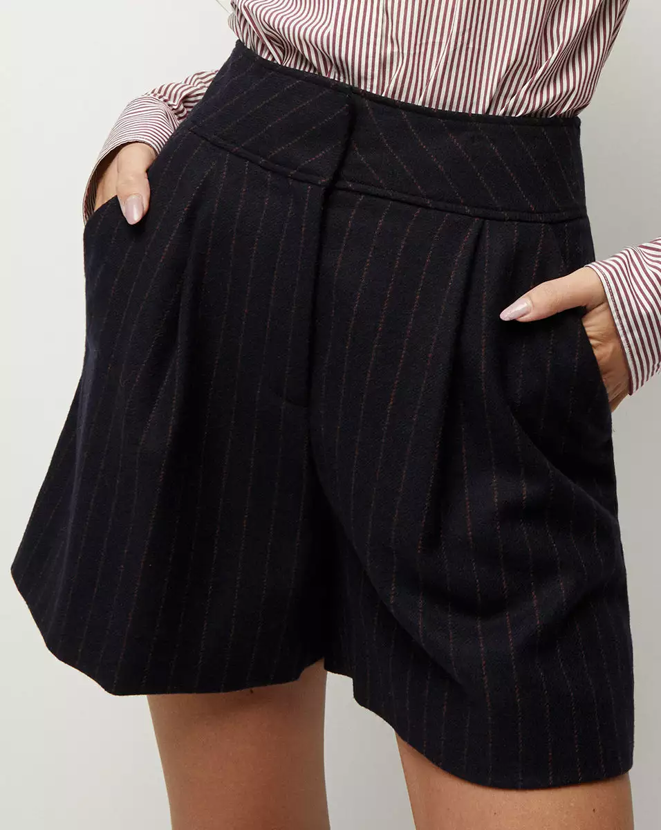 Veronica Beard Haina Pinstriped Short 2 Veronica Beard Haina Pinstriped Short - Image 2