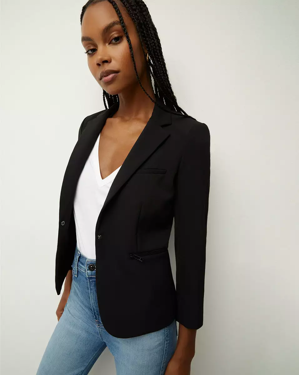 Veronica Beard Scuba Schoolboy Dickey Jacket 1 Veronica Beard Scuba Schoolboy Dickey Jacket