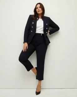 Veronica Beard Renzo Pant -Veronica Beard Sales 2023 CORESU0026409 NAVY SILVER PRODUCT 05