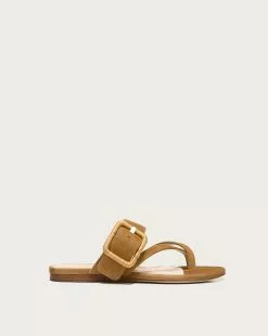 Veronica Beard Salva Crisscross Suede Sandal