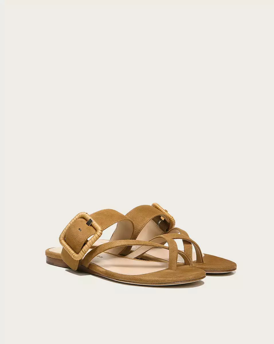 Veronica Beard Salva Crisscross Suede Sandal 2 Veronica Beard Salva Crisscross Suede Sandal - Image 2