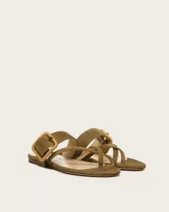 Veronica Beard Salva Crisscross Suede Sandal 29 Veronica Beard Salva Crisscross Suede Sandal -Veronica Beard Sales 2023 H6093L2 MOSS PRODUCT 02
