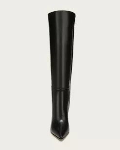 Veronica Beard Lisa Leather Tall Boot | Wide-Calf -Veronica Beard Sales 2023 I3445L2 LISATALLBOOT BLACK PRODUCT 03 db39ea84 2d67 47ca 8521 9b4aa570a0ff