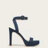 Veronica Beard Darcelle Platform-Heel Sandal -Veronica Beard Sales 2023 I3582F1 BLUE PRODUCT 01
